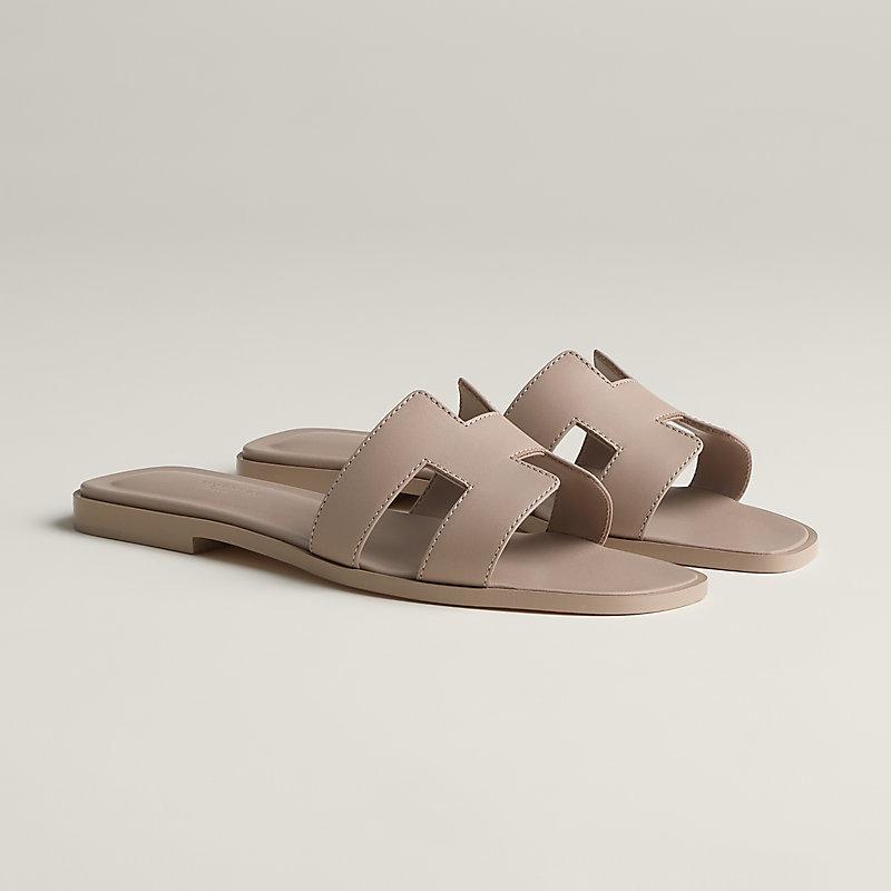 Giày Hermes Oran Sandal Nữ Be